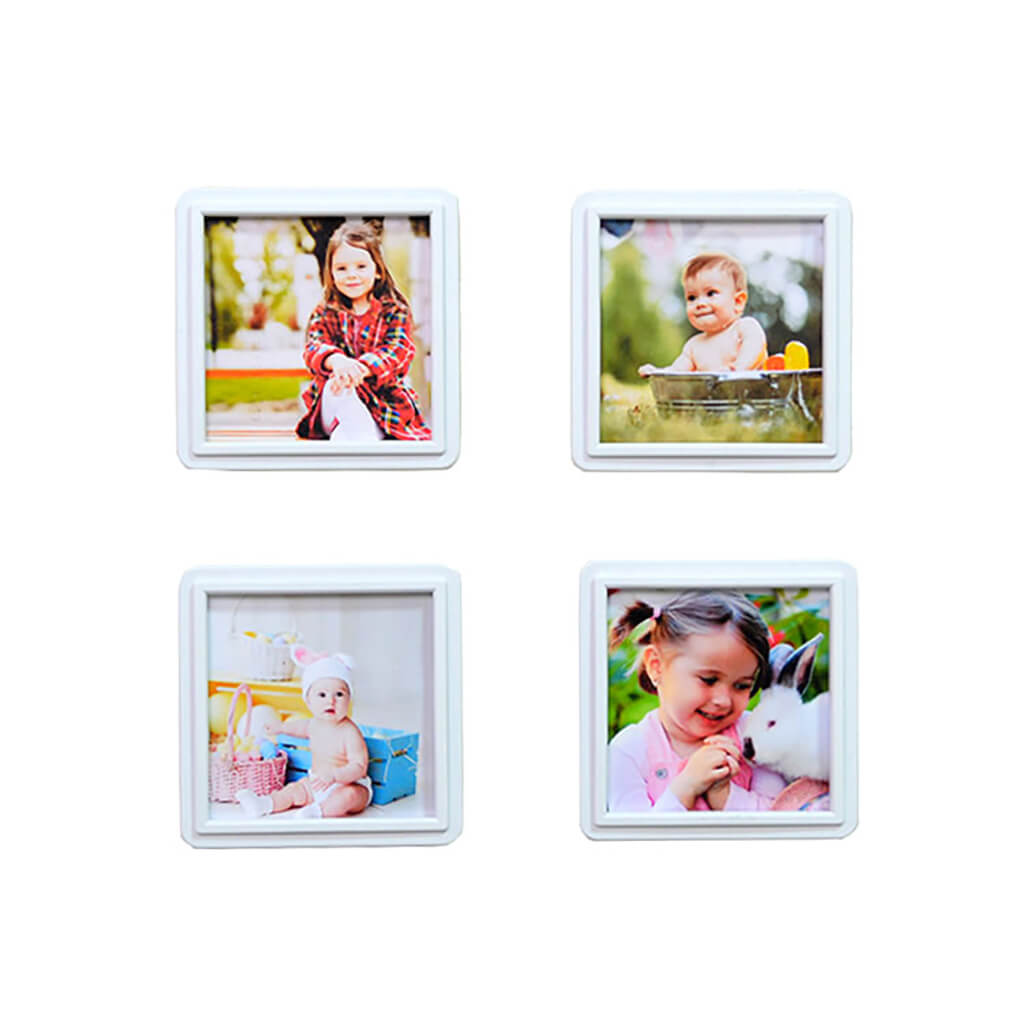 Mini Sök - Tak Polaroid Yapışkanlı Çerçeve 15'li Paket Beyaz Renk