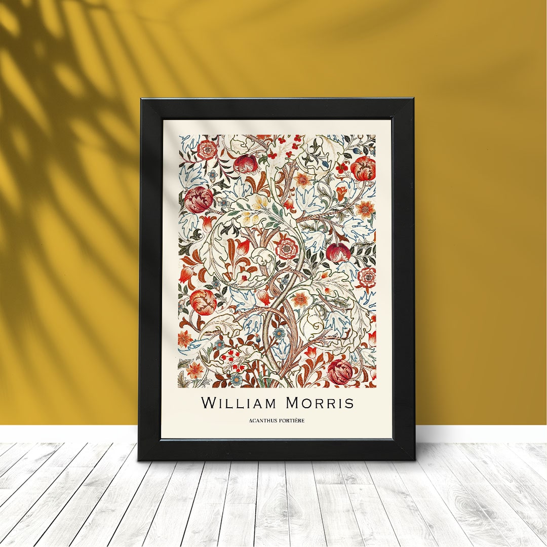 William Morris Acanthus Portiere Posteri - Tablosu