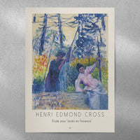 Henri-Edmond Cross Provence'ta Bahçe Posteri - Tablosu