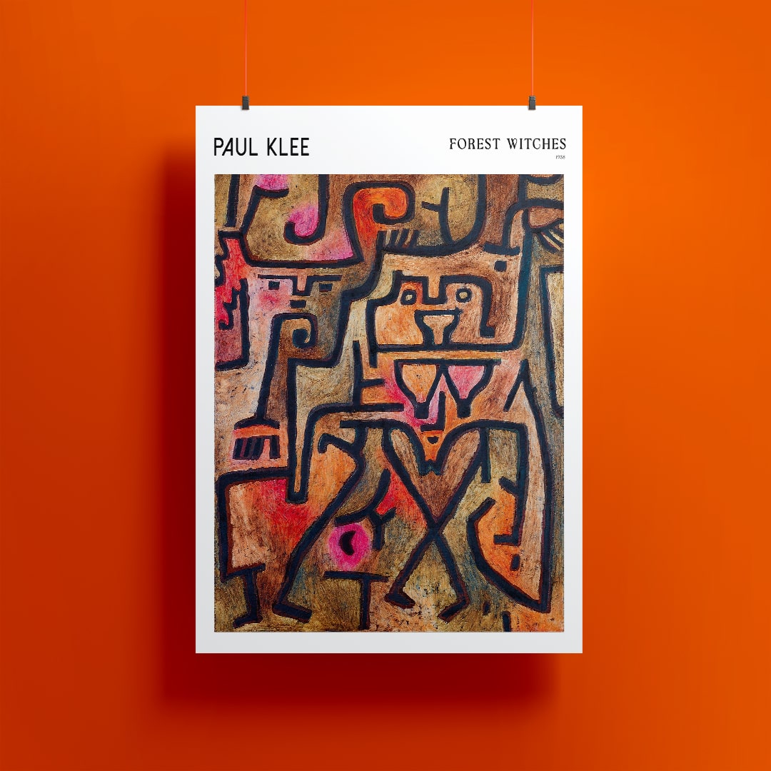 Paul Klee Orman Cadıları Posteri - Tablosu