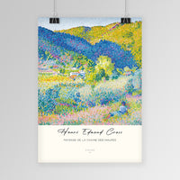 Henri-Edmond Cross Bozkır Manzarası Posteri - Tablosu