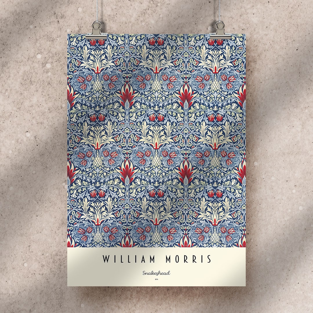 William Morris Yılanbaş Posteri - Tablosu