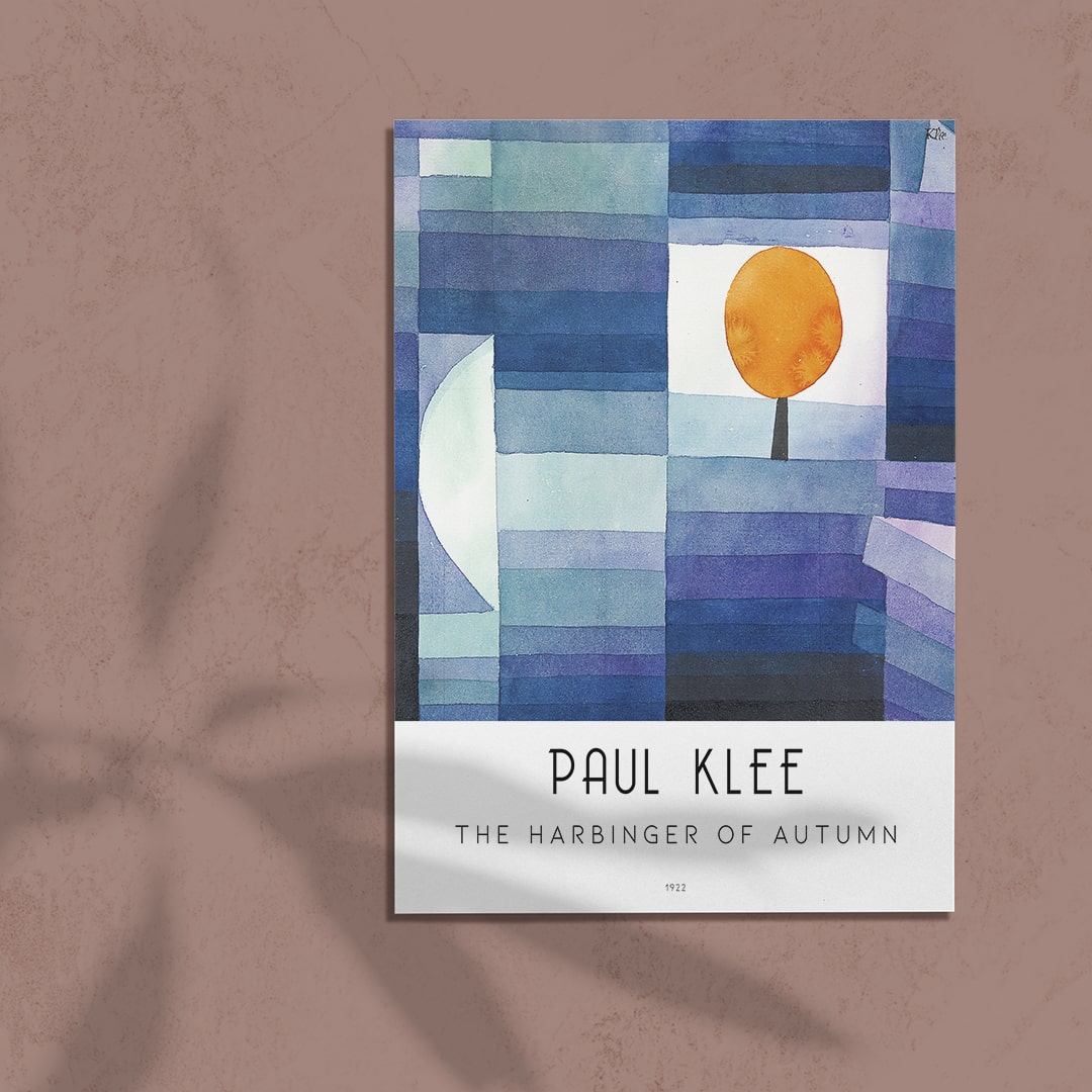 Paul Klee Sonbaharın Habercisi Posteri - Tablosu