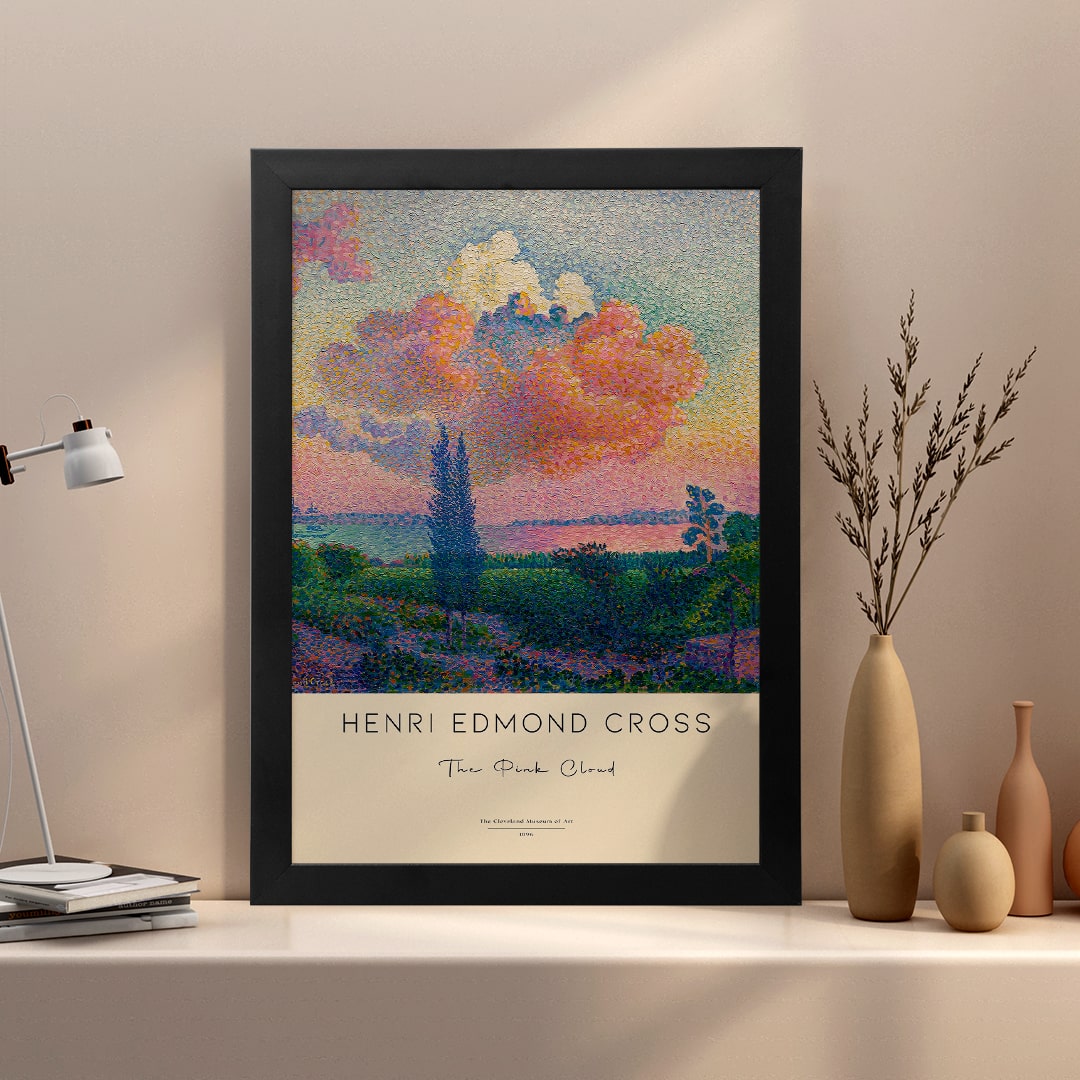 Henri-Edmond Cross Pembe Bulut Posteri - Tablosu