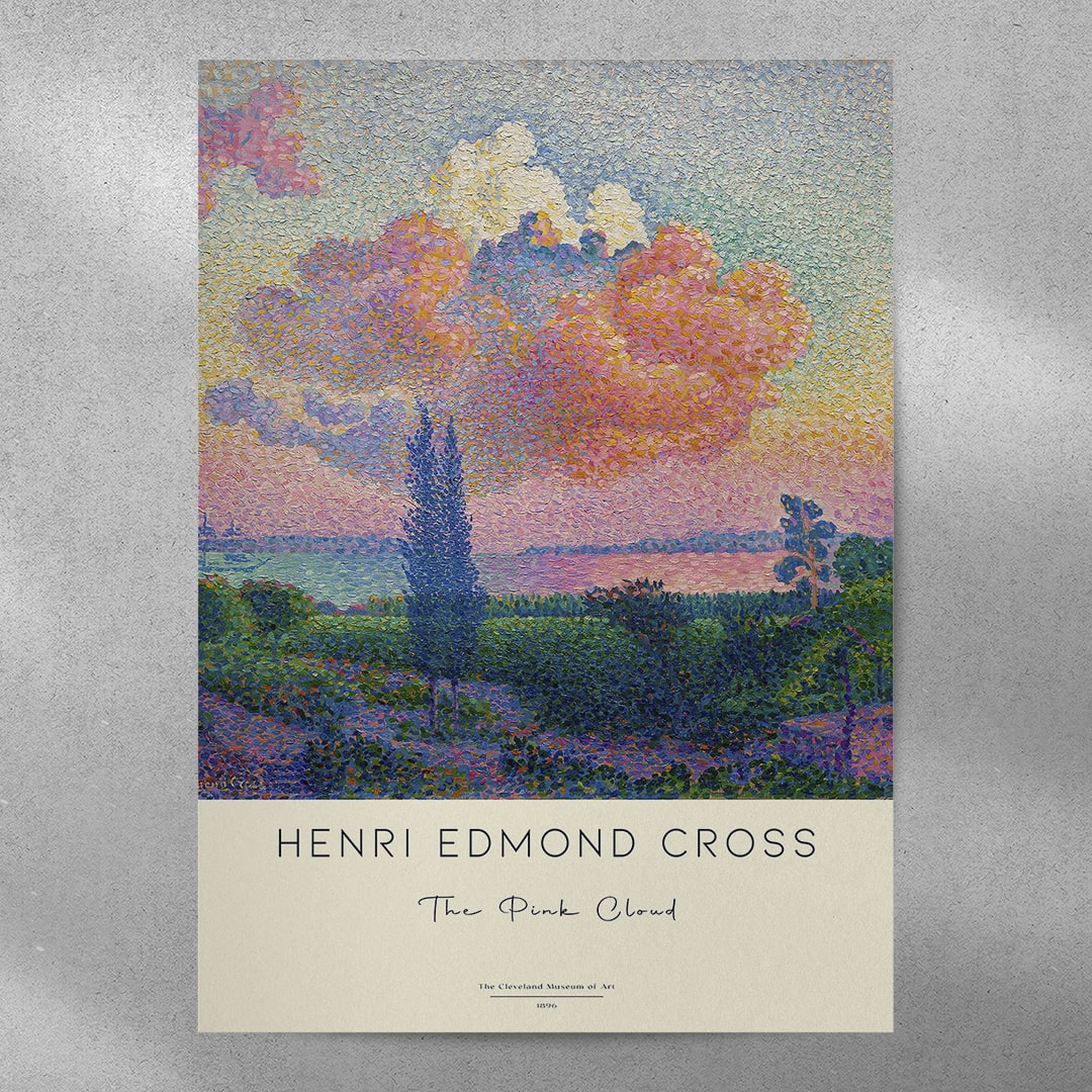 Henri-Edmond Cross Pembe Bulut Posteri - Tablosu