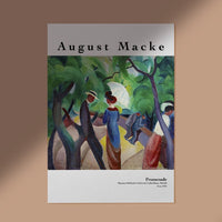 August Macke Gezinti Posteri - Tablosu - AyBuldum - Ünlü Ressam Tabloları - 20x30cm - August Macke Gezinti Posteri - Tablosu