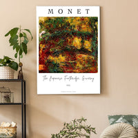 Claude Monet Japon Yaya Köprüsü, Giverny Posteri - Tablosu - AyBuldum - Ünlü Ressam Tabloları - 30x40cm - Claude Monet Japon Yaya Köprüsü, Giverny Posteri - Tablosu