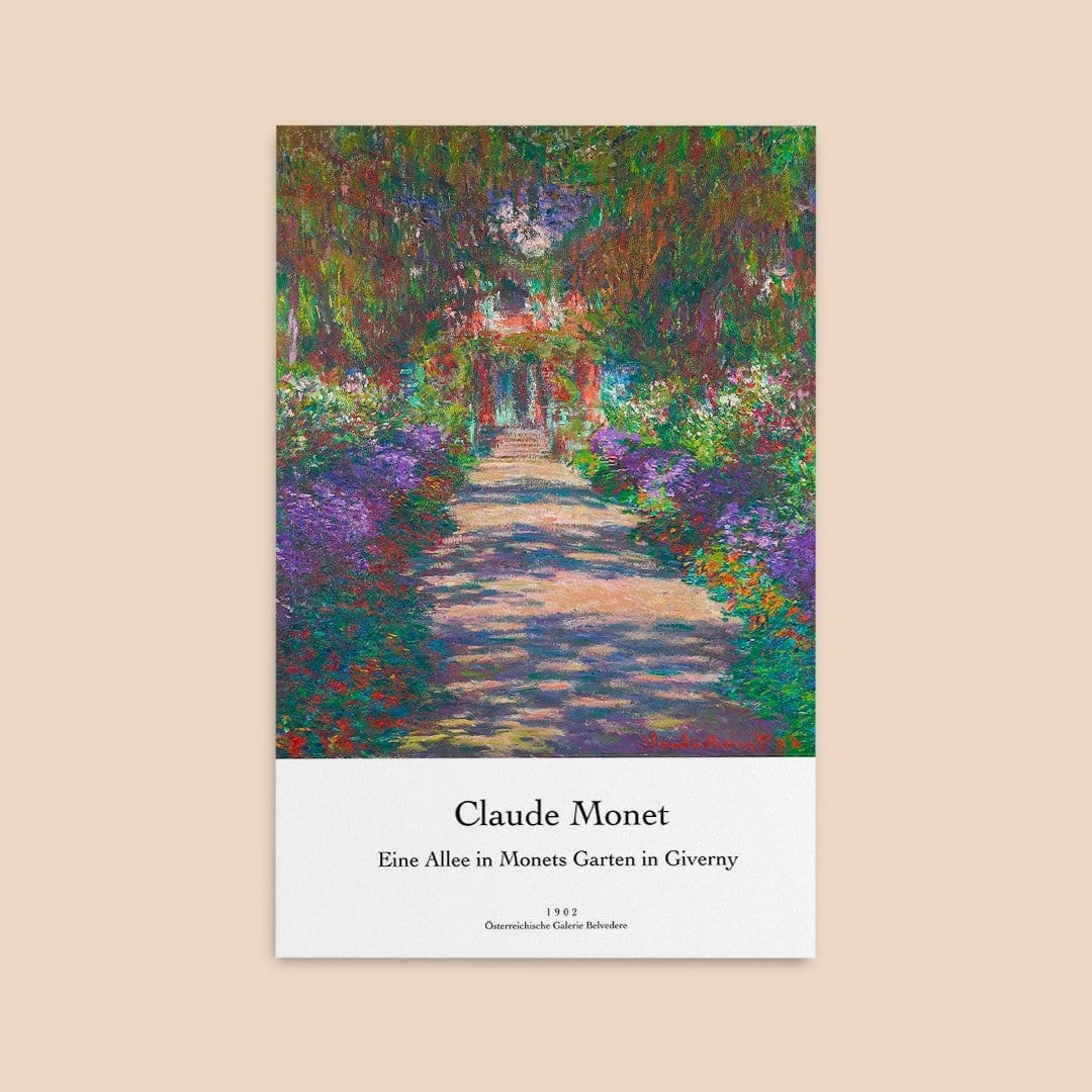 Claude Monet Monet'nin Giverny'deki Bahçesindeki Bir Cadde Posteri - Tablosu - AyBuldum - Ünlü Ressam Tabloları - 20x30cm - Claude Monet Monet'nin Giverny'deki Bahçesindeki Bir Cadde Posteri - Tablosu