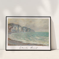 Claude Monet Pourville Kayalığı Posteri - Tablosu - AyBuldum - Ünlü Ressam Tabloları - 20x30cm - Claude Monet Pourville Kayalığı Posteri - Tablosu