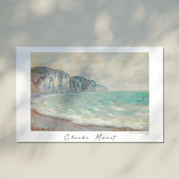 Claude Monet Pourville Kayalığı Posteri - Tablosu - AyBuldum - Ünlü Ressam Tabloları - 20x30cm - Claude Monet Pourville Kayalığı Posteri - Tablosu