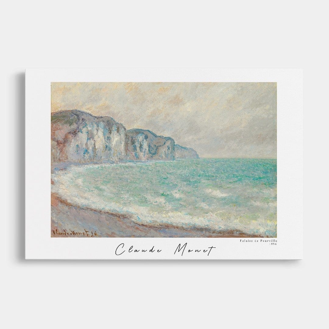 Claude Monet Pourville Kayalığı Posteri - Tablosu - AyBuldum - Ünlü Ressam Tabloları - 30x40cm - Claude Monet Pourville Kayalığı Posteri - Tablosu